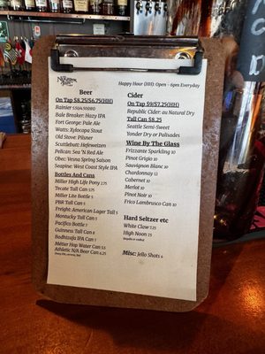 Neighbor Lady Public House menu 4